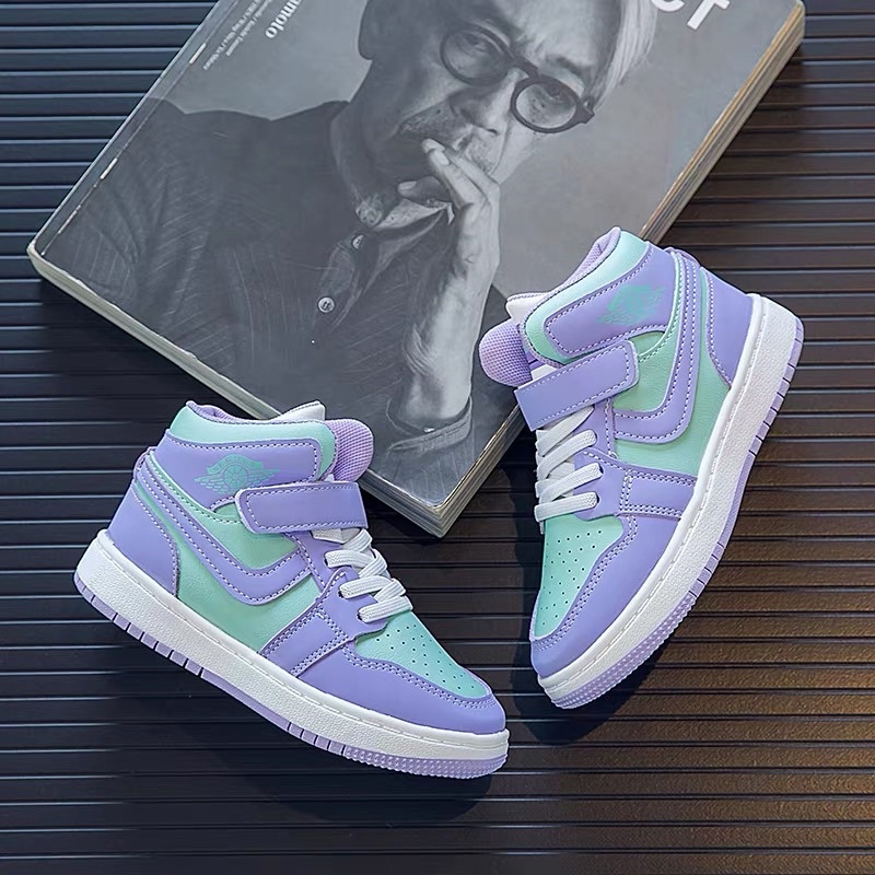 Giày thể thao cao cổ phong cách Hàn Quốc cho bé trai bé gái Quảng Châu