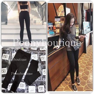 Quần Legging F21 PEONYB Nữ [FREESHIP] 🌸 Thun leg cạp cao co dãn túi zip, hàng cao cấp nâng mông tôn dáng ulzzang HOT  🌸