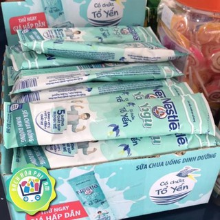 Túi 10 Thanh Sữa chua uống Nestle Yogu có chứa tổ yến 85ml