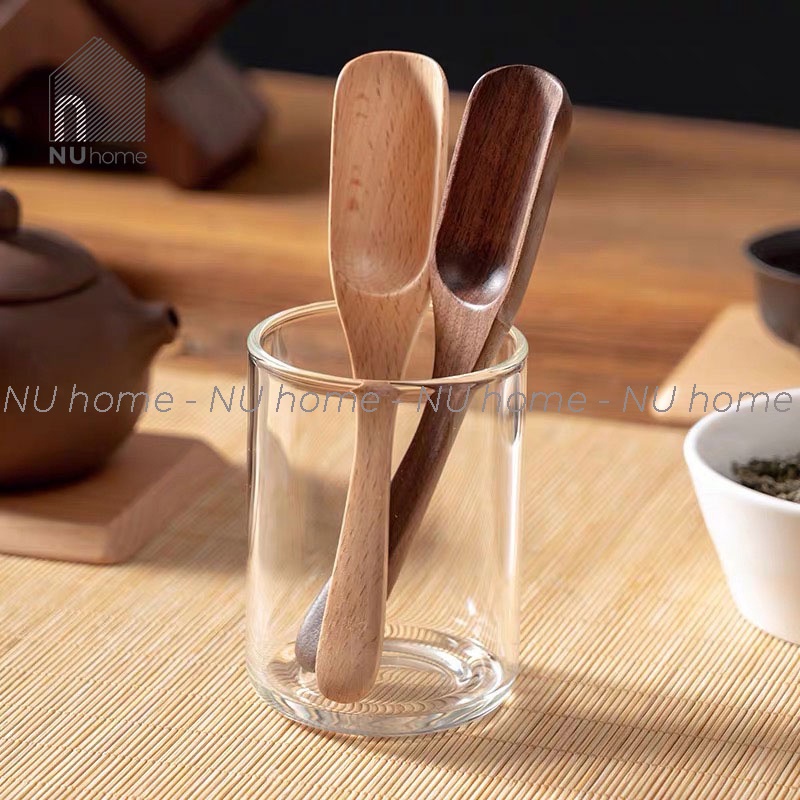 Muỗng gỗ múc trà - Tisu | nuhome.vn | thìa gỗ được thiết kế đơn giản bằng chất liệu gỗ tự nhiên cao cấp