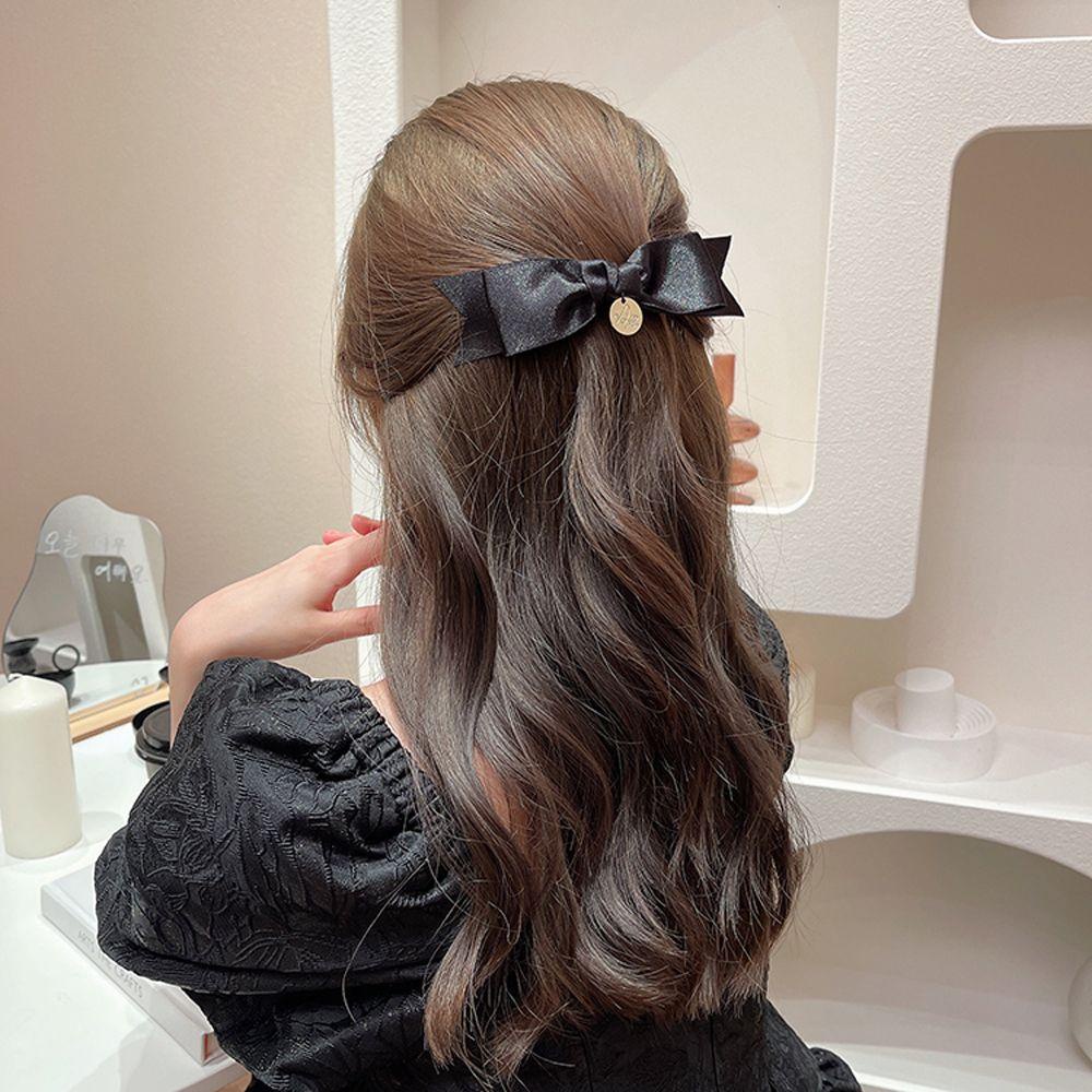 MXGOODS Kẹp Tóc Hình Nơ Phong Cách Hàn Quốc Thời Trang Cho Nữ