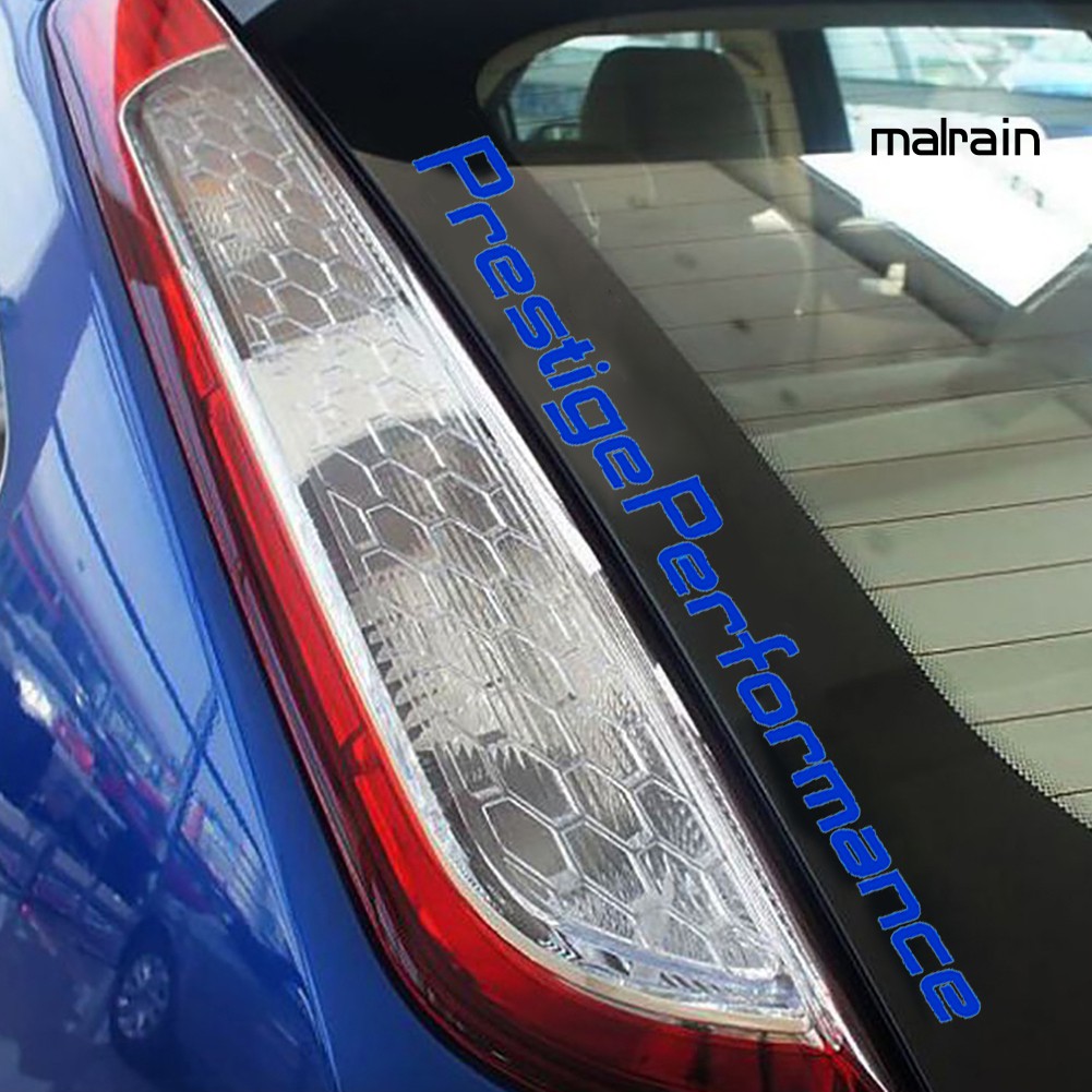 Nhãn dán trang trí xe ô tô hình chữ độc đáo phong cách cá tính