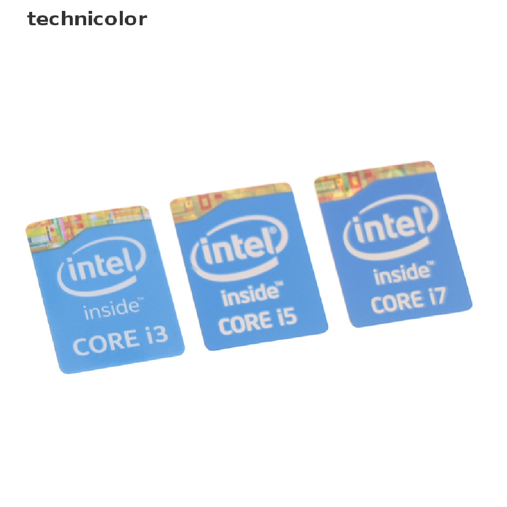 Set 5 Sticker Dán Trang Trí Sổ Tay Intel Core I3 I5 I7 Thế Hệ 4