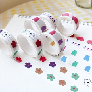 Băng Keo Giấy Dán Trang Trí Hình Gấu Và Đám Mây Dễ Thương