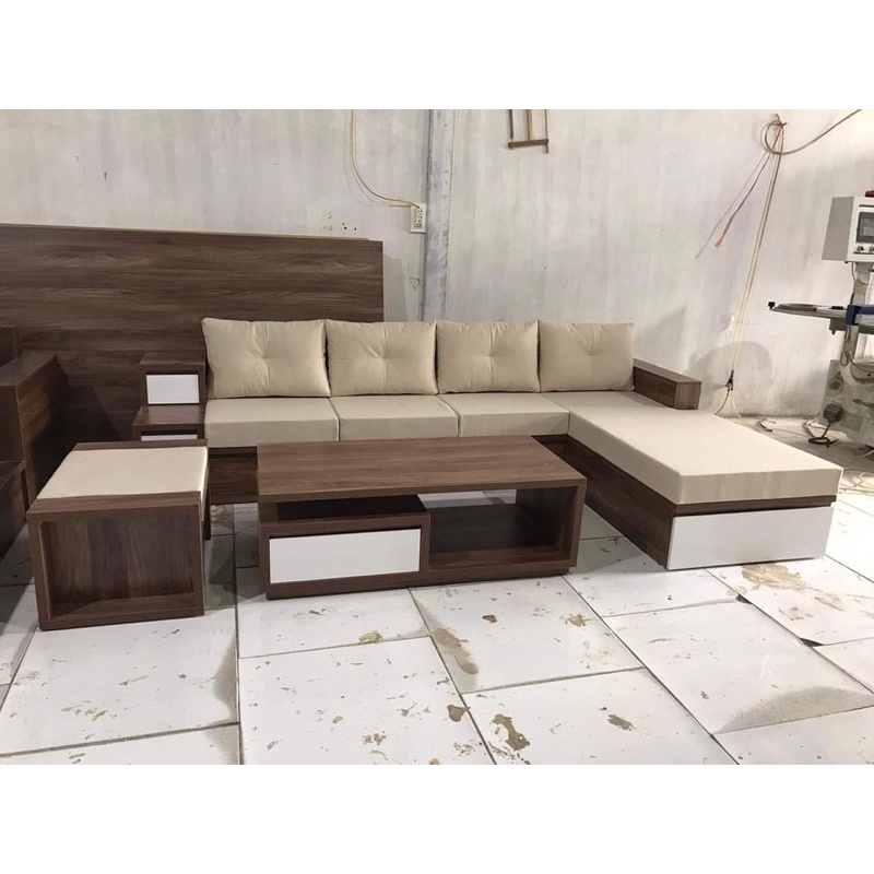 Ghế Sofa phòng khách gỗ công nghiệp