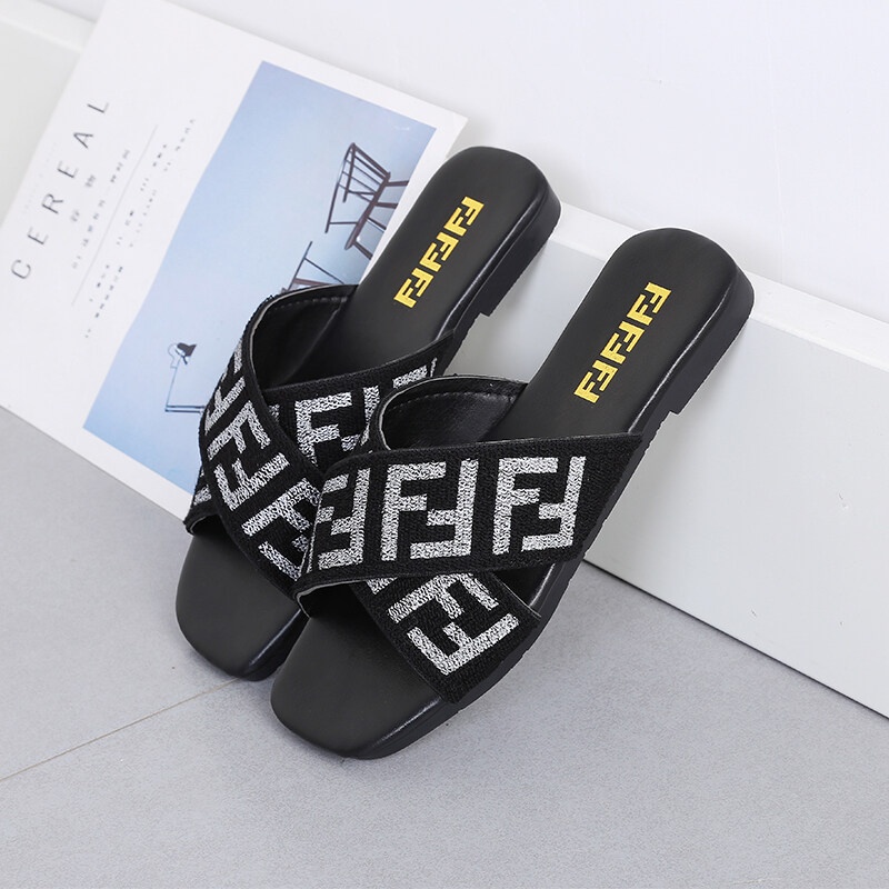 ☋✺Xunlu818937 Dép Hở Ngón Đế Mềm Size 35-42 Phong Cách Hàn Quốc Thời Trang Mùa Hè Cho Nữ