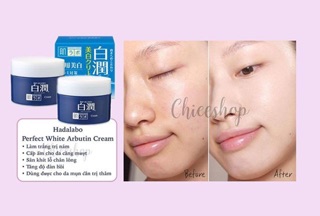 Kem dưỡng trắng Arbutin cream Hadalabo