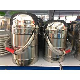 CẶP LỒNG CƠM PHÌNH NẮP BÁT 3 NGĂN INOX 304 ĐÀI LOAN 1,4L, 1,6L,,1,8L