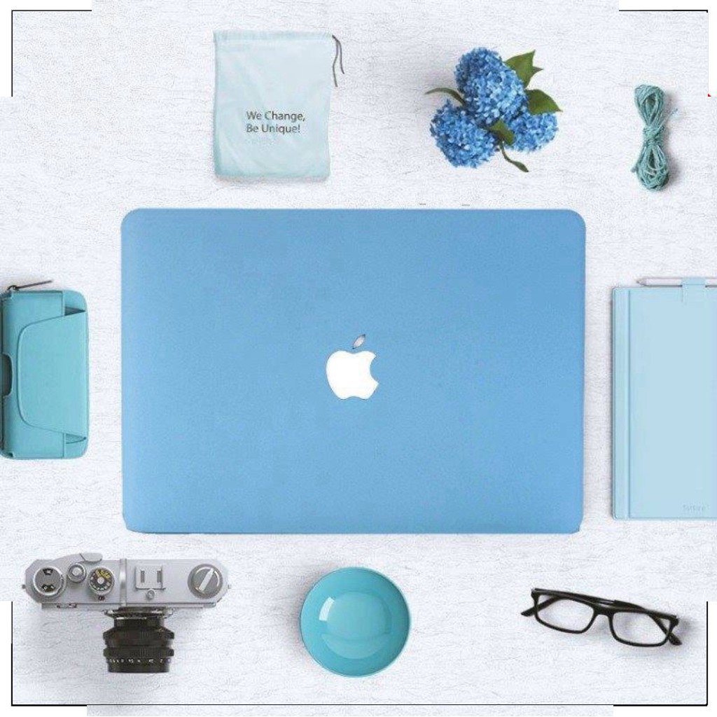 HOT -  Case Macbook Air 13" (2018-2020) model A1932 màu pastel 4 màu (Tặng kèm Nút chống bụi + bộ chống gãy sạc) - macbo