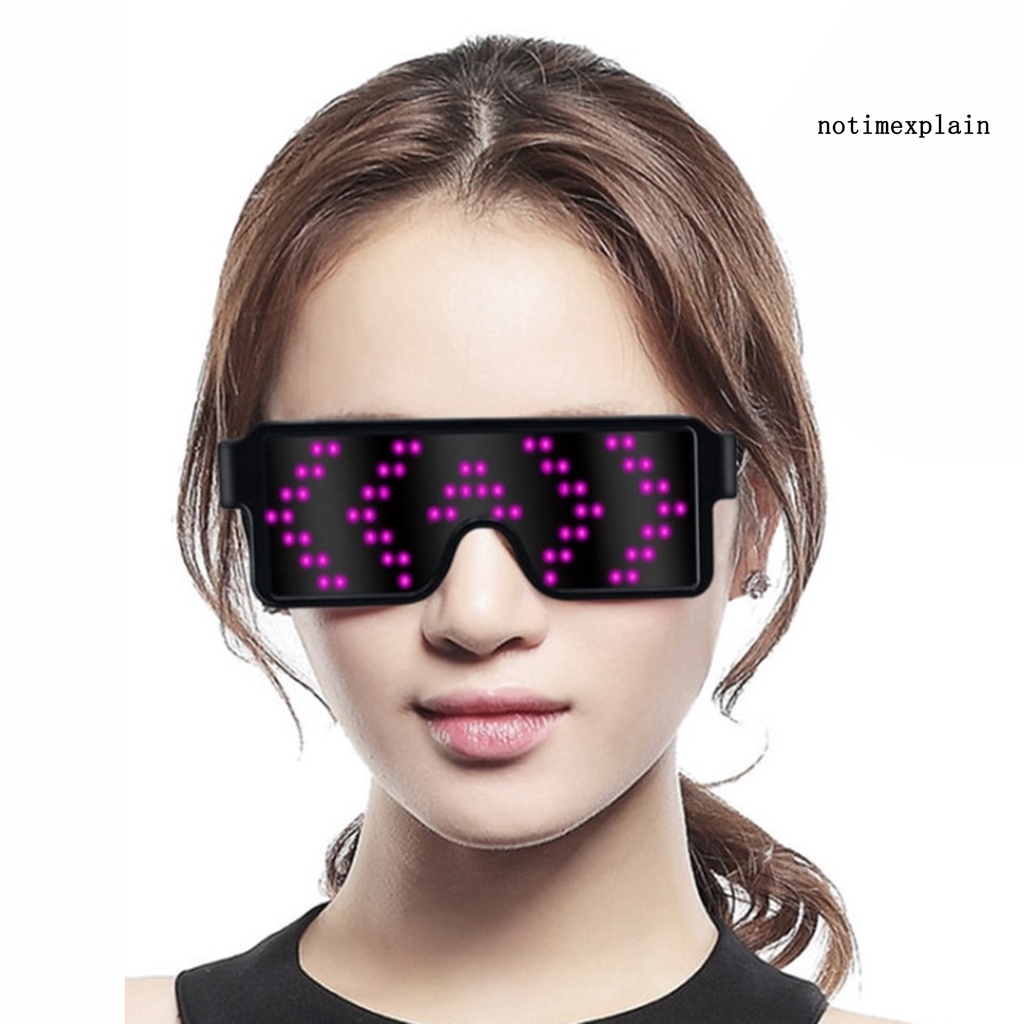 Mắt kính có đèn LED phát sáng độc đáo
