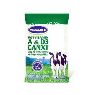 Set 10 túi sữa tiệt trùng Vinamilk có đường 220ml