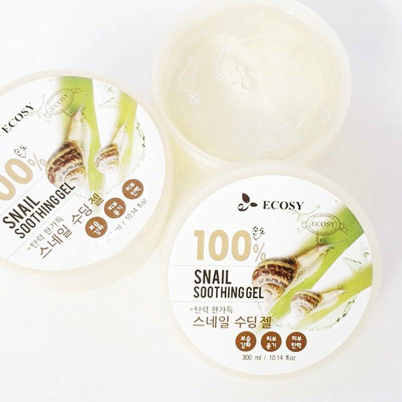 Gel Dưỡng Da Ốc Sên Ecosy 100% Snail Soothing Gel (300ml)