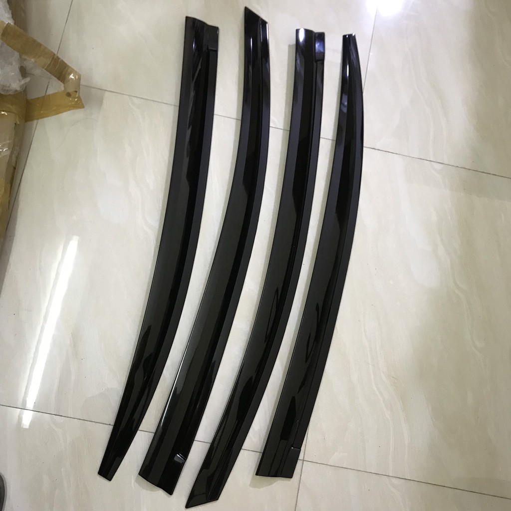 Bộ vè che mưa đen Hàn Quốc cao cấp xe Honda Civic Các đời 2013 đến 2016