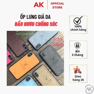 Ốp lưng iphone da vải đầu hươu