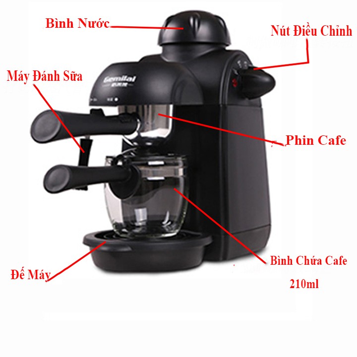 Máy pha cà phê Espresso Gia Đình Công Suất 800W - Máy pha cà phê tự động