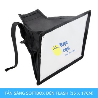 [Tặng túi đựng] 17x15 Tản sáng softbox đèn Flash