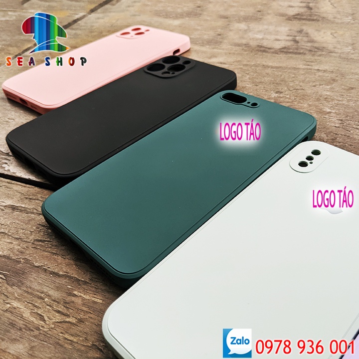 Ốp lưng iPhone CHỐNG BẨN VIỀN VUÔNG - iPhone XS, XS Max, 11 Pro Max, 12 Pro Max -Nhựa dẻo-Có lót nhungThiết kế trẻ Trung