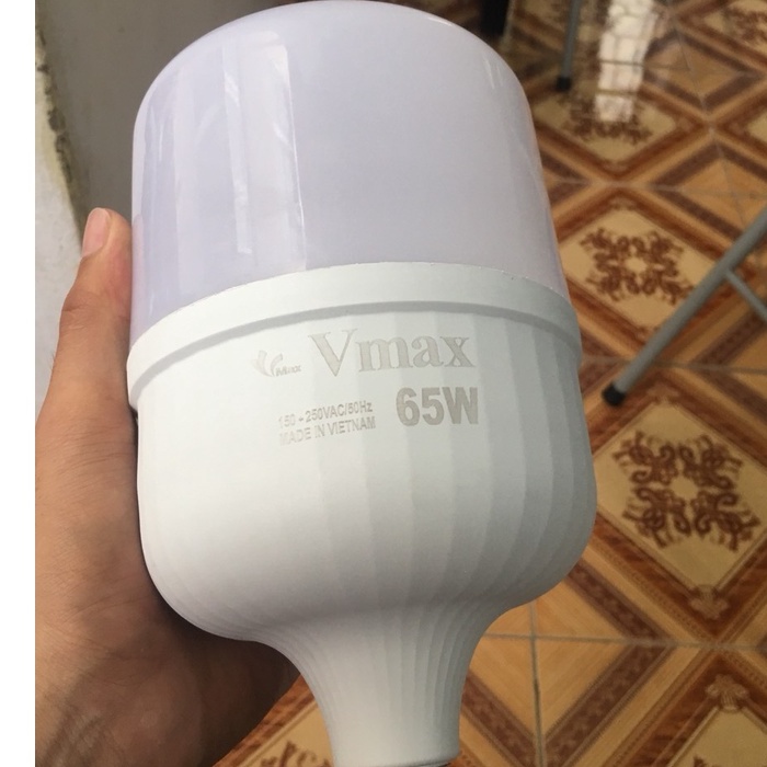 Bóng đèn led Vmax chính hãng 5w-10w-15w-20w-30w-40w-50w A/s Trắng siêu sáng tiết kiệm điện, chiếu sáng mọi không gian