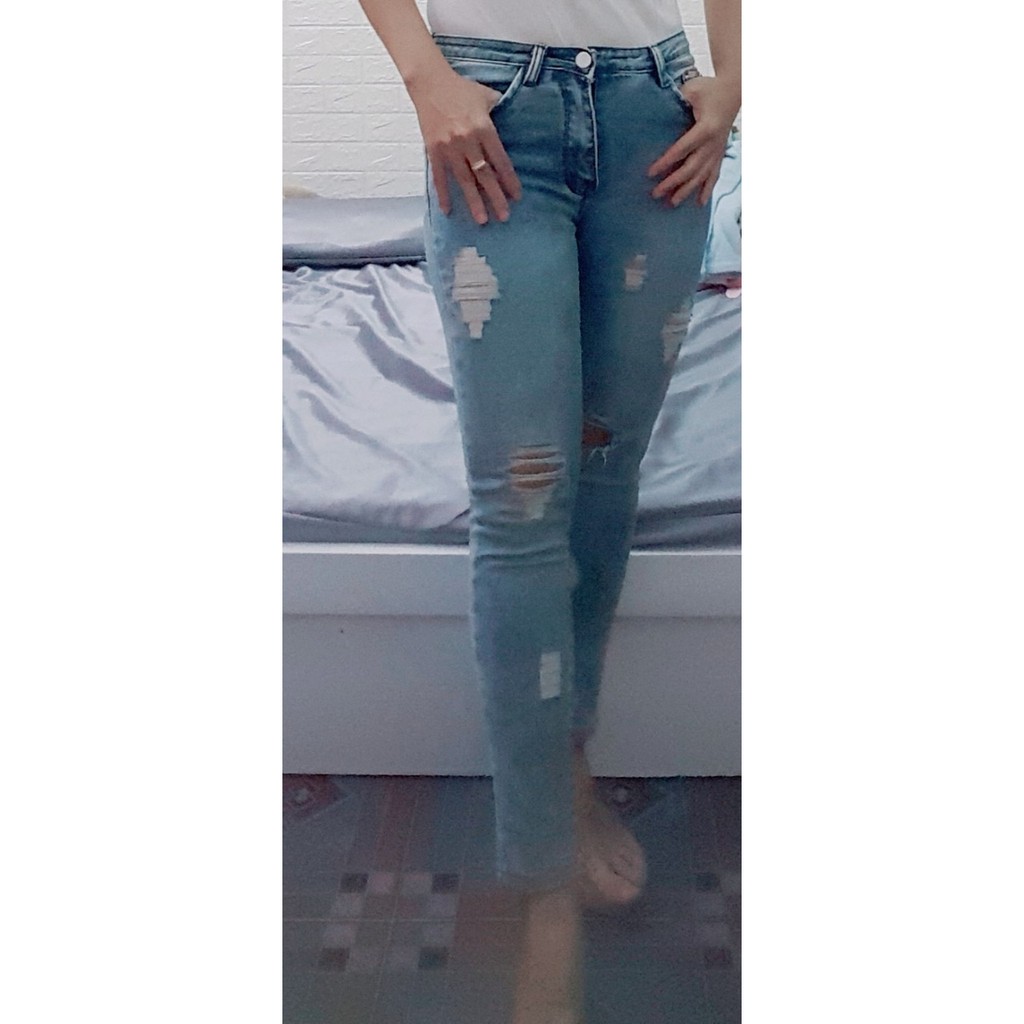 Thanh lý quần jean rách size S