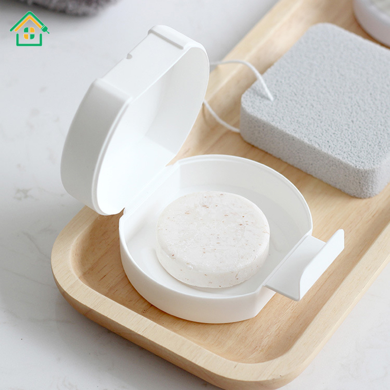 (Hàng Mới Về) Hộp Nhựa Đựng Xà Phòng Có Nắp Tiện Dụng Khi Đi Du Lịch
