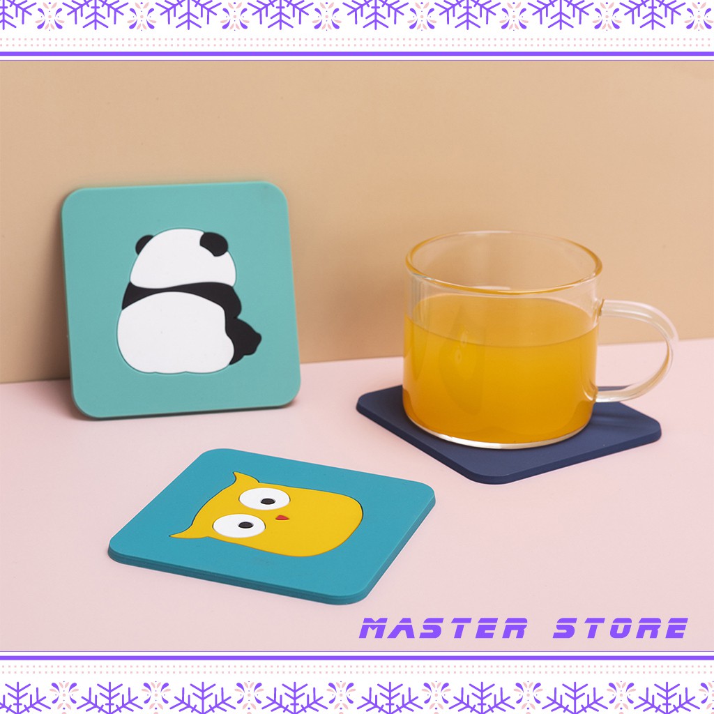 Lót ly, lót nồi silicon dễ thương rẻ vô địch Master Store | BigBuy360 - bigbuy360.vn
