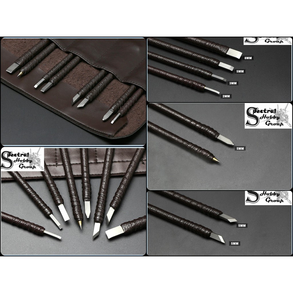 Dụng cụ mô hình bút dao khắc mỹ thuật đá gỗ nhựa giấy Chisel Carving Knife Stone tool hobby