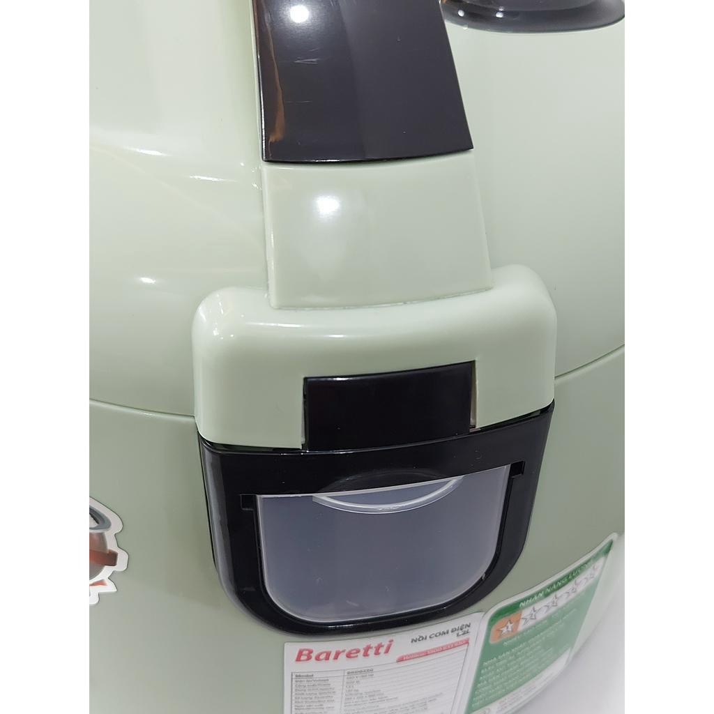 NỒI CƠM ĐIỆN 1.2L BARETTI BRD822G (BẢO HÀNH TOÀN QUỐC 12 THÁNG)