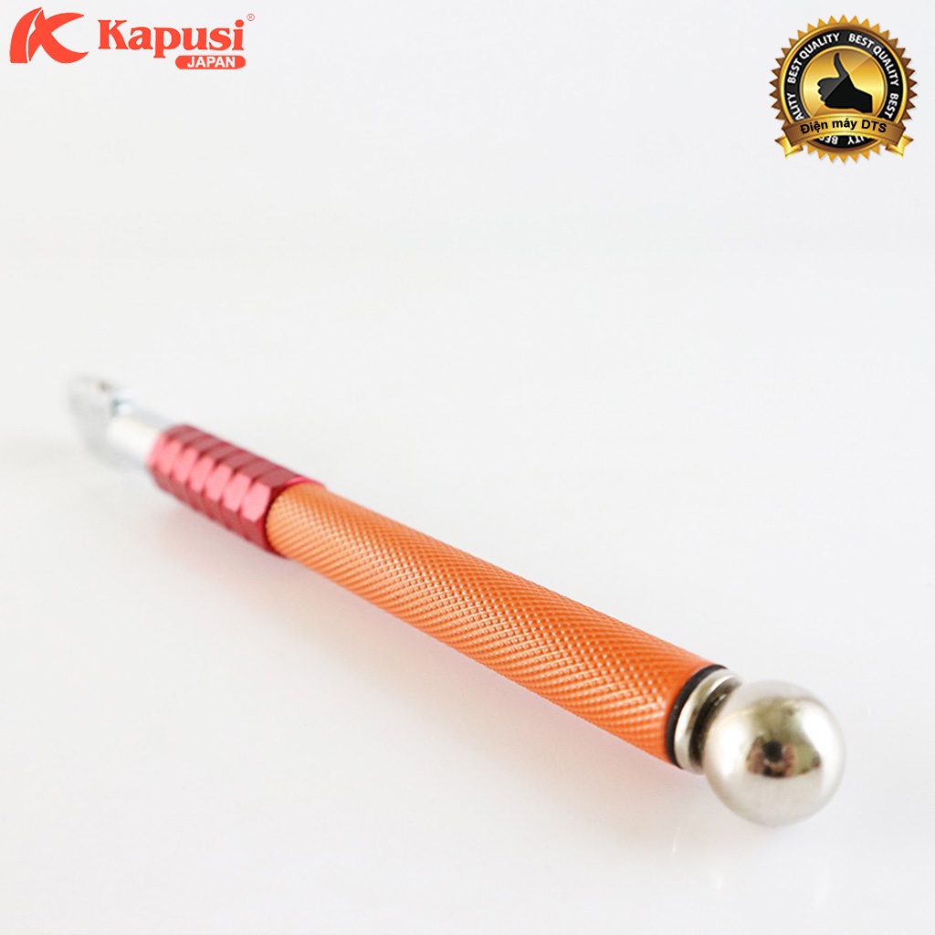 Dao cắt kính Nhật Kapusi JAPAN cán hợp kim cao cấp, bút cắt kiếng siêu sắc bén cấp dầu tự động, đầu dao xoay 360 độ