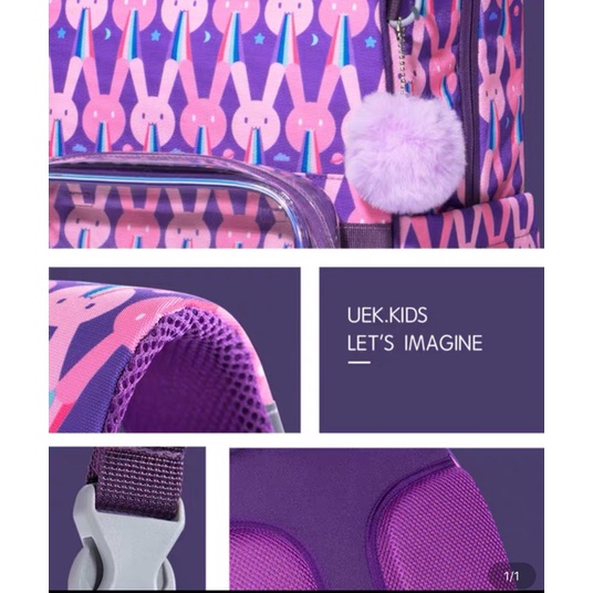 Balo chống gù kèm  túi  khoách  chéo UEK mẫu  mới  cực  hot - UEKK03