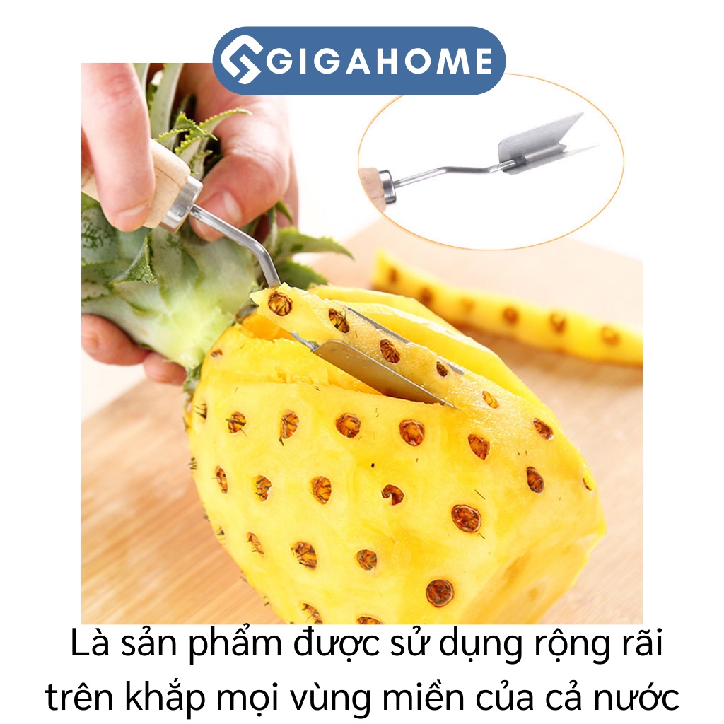 Dao Gọt Thơm, Cắt Mắt Dứa Hình Chữ V GIGAHOME Siêu Nhanh, Tiết Kiệm Thời Gian 5816
