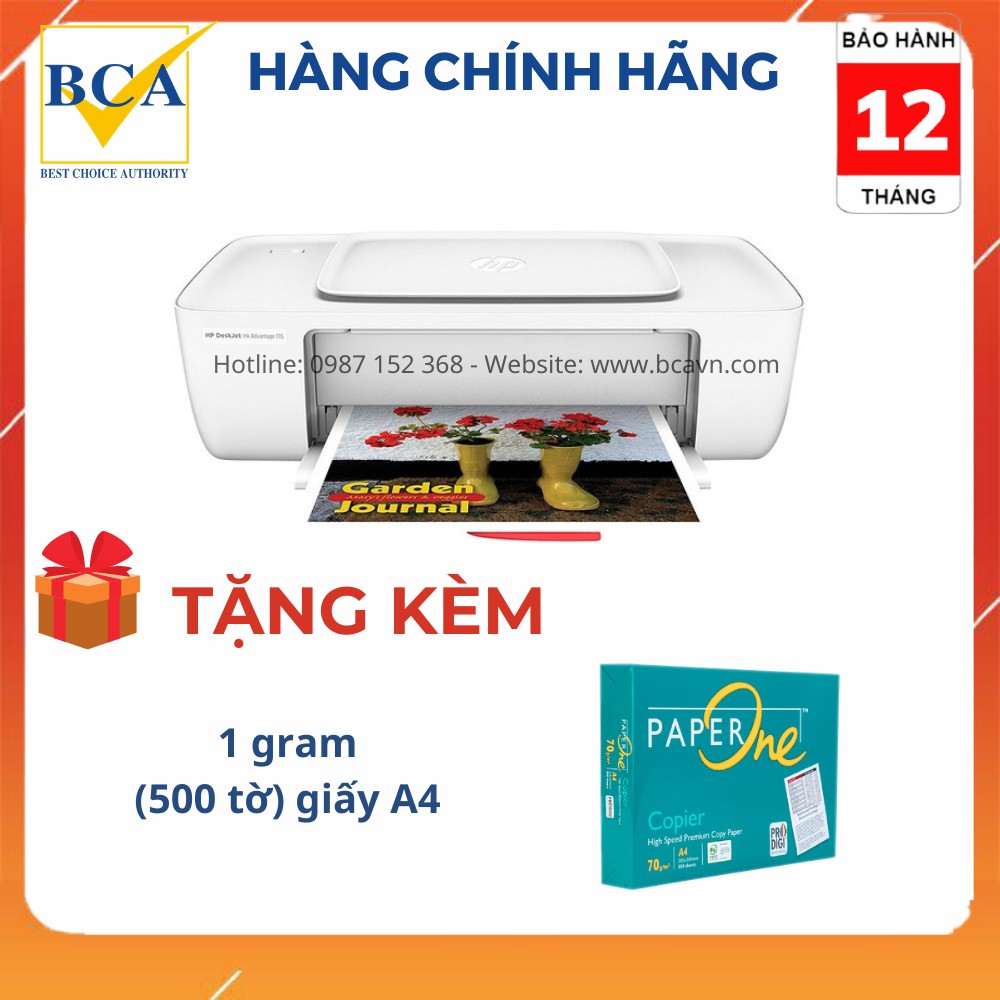 Máy in phun màu HP DeskJet Ink Advantage 1115 Printer _ F5S21B | BigBuy360 - bigbuy360.vn