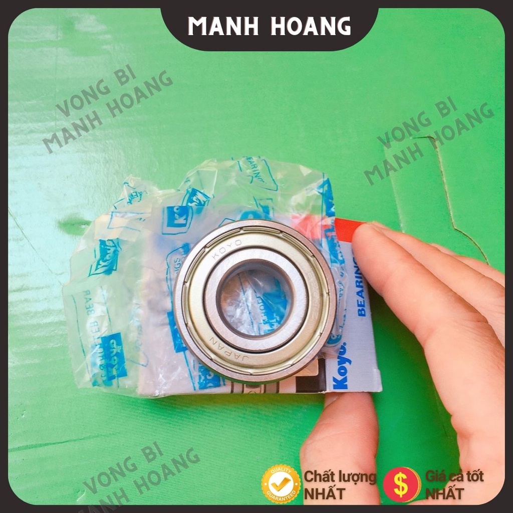 Vòng bi, bạc đạn 6204 ZZCM KOYO, tiêu chuẩn quốc tế, chất lượng cao, bền bỉ - Vòng bi Mạnh Hoàng