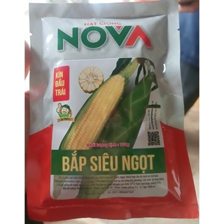 Hạt giống ngô ngọt, hạt giống bắp siêu ngọt gói 600 hạt