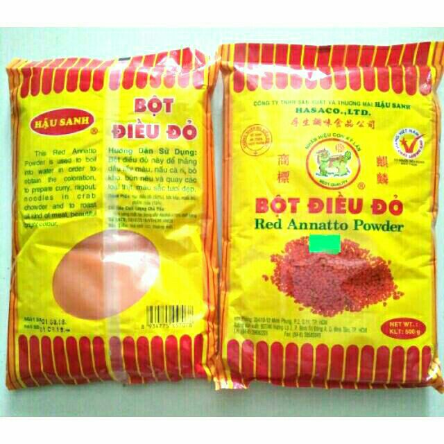 Bột điều đỏ kl 500g