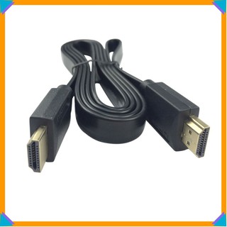 Dây cáp Hdmi 1,5m dẹt đen [Rẻ nhất]