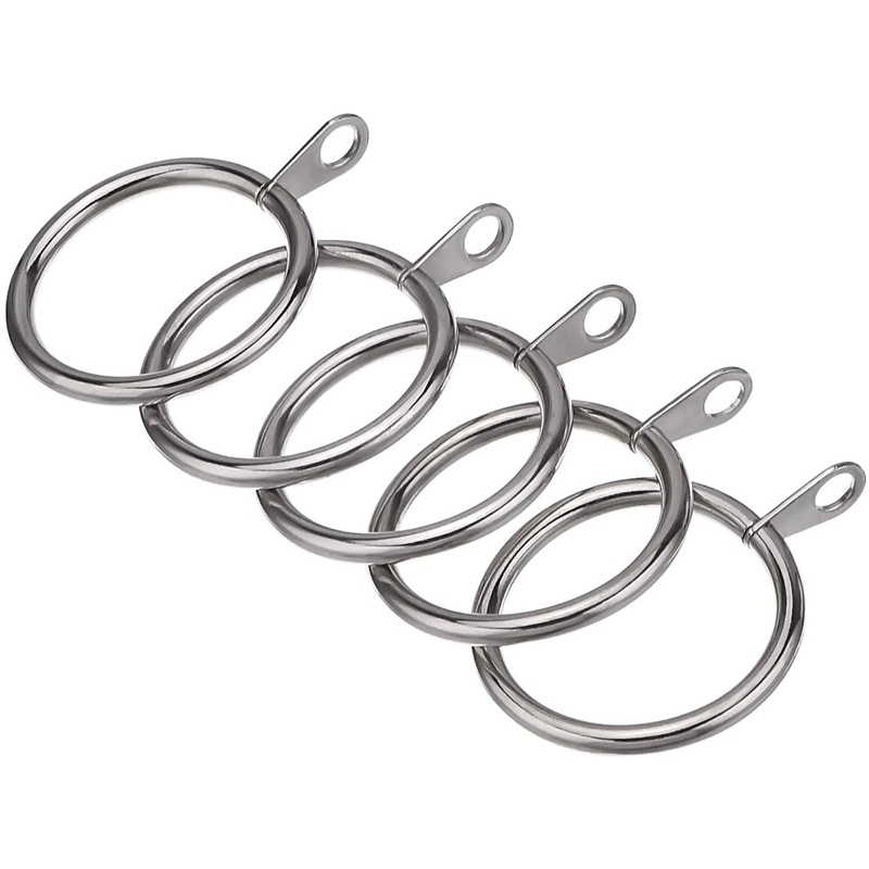 Bộ 40 Vòng Kim Loại Tròn Gắn Rèm Cửa / Cần Câu 32Mm