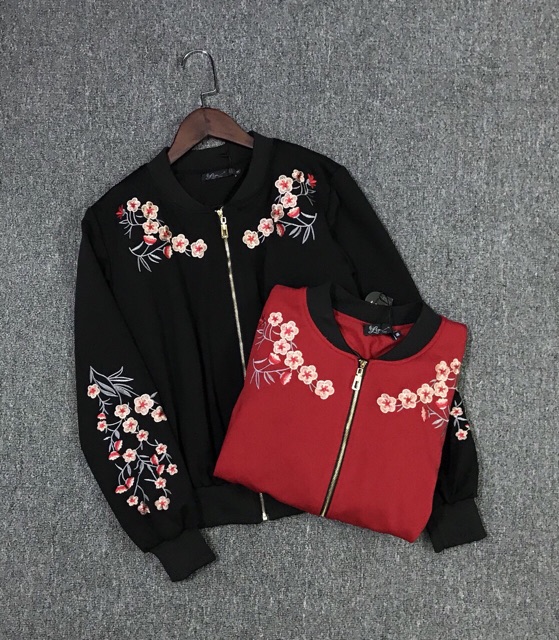 Áo Bomber thêu hoa siêu chất | BigBuy360 - bigbuy360.vn