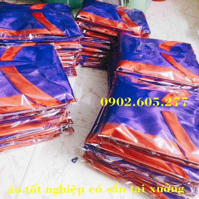 [Giảm Giá Sốc]Áo tốt nghiệp trung học xanh đen
