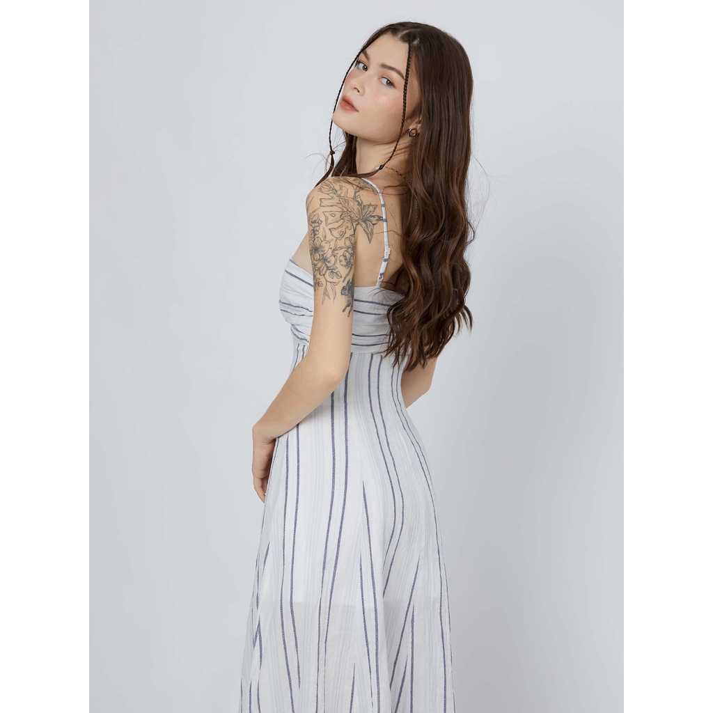 Đầm Nam Sunset Maxi Strap , Chất Vải kate sọc Thoải Mái , WDD000119 ,Somehow