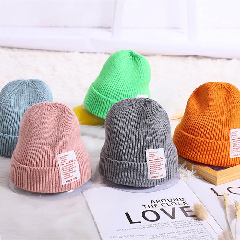 Mũ beanie Cotton Mềm Mại Giữ Ấm Cho Bé
