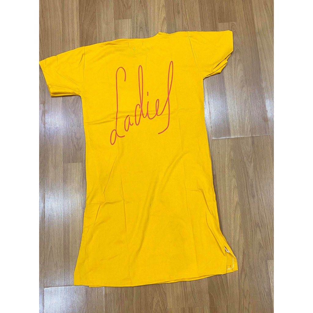 [FREE SHIP từ 50K] Váy suông nữ in 2 mặt màu vàng | BigBuy360 - bigbuy360.vn