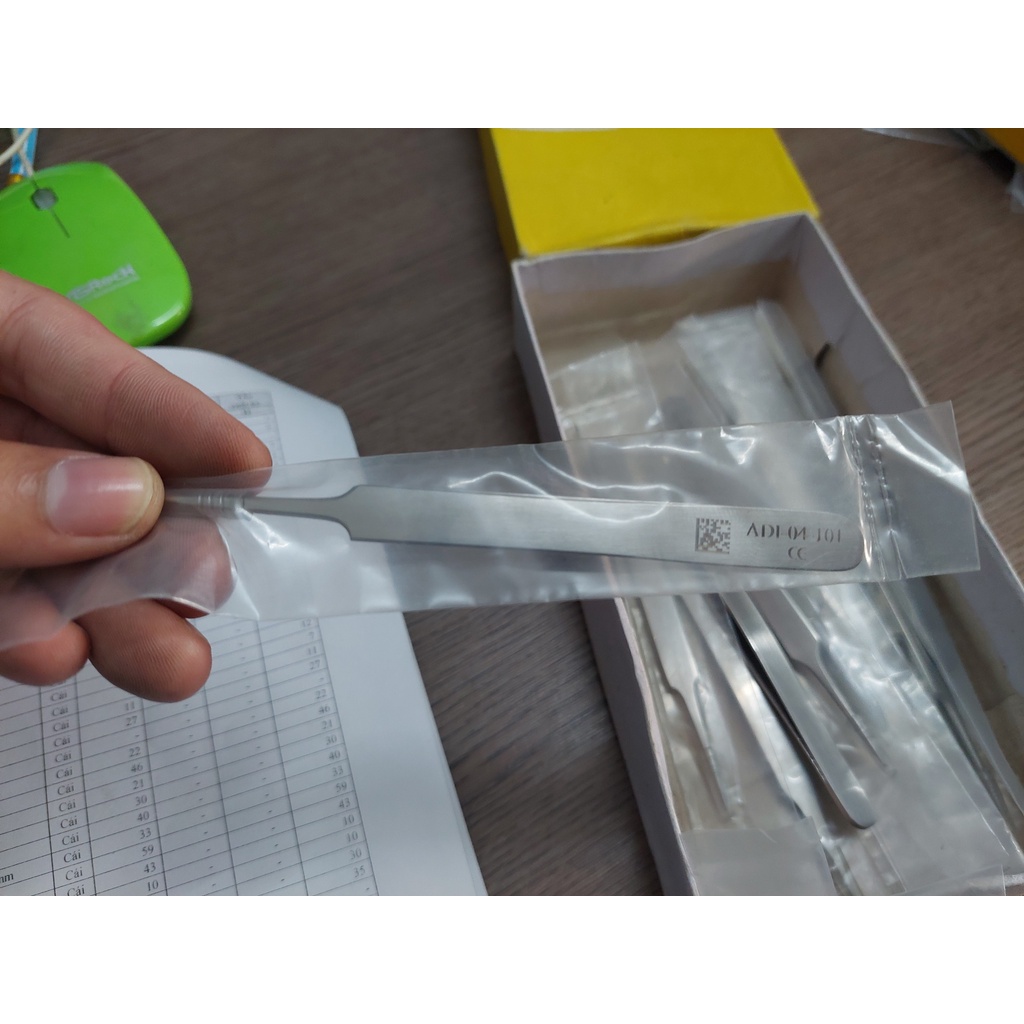 Nhíp vi phẫu 110mm đầu 0.2mm hàng chính hãng 100%