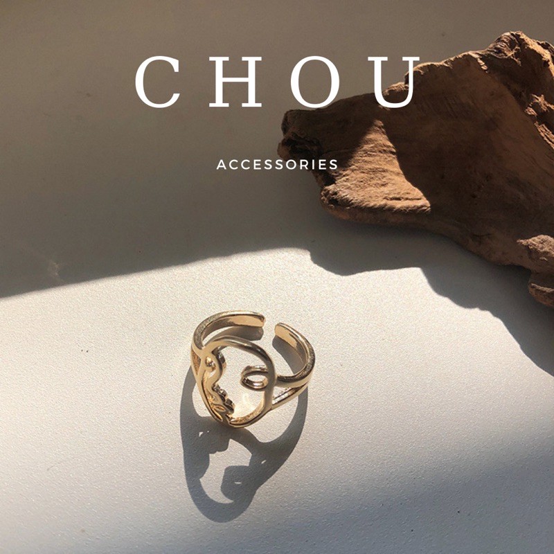 Nhẫn Mặt The Face | CHOU ACCESSORIES |