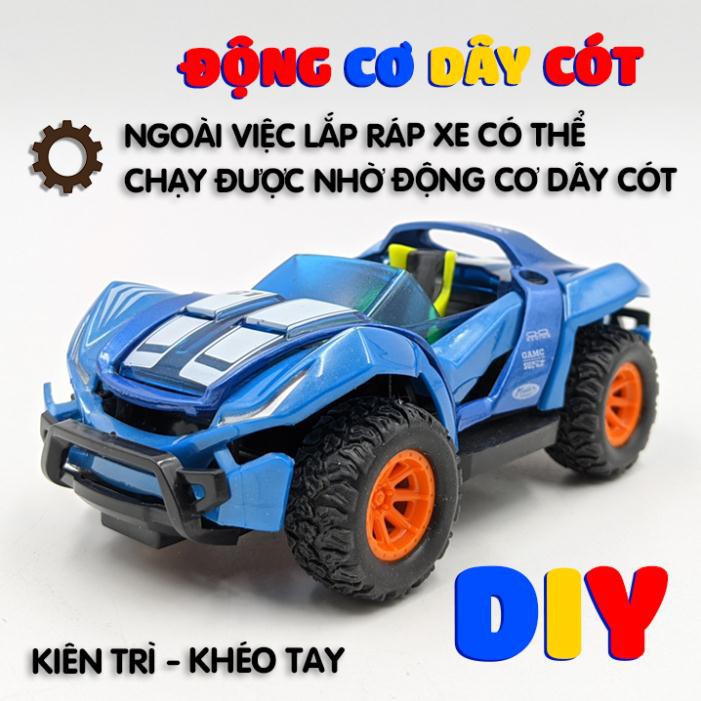 Xe Chạy Trớn -  Lắp Ráp đượccho bé sáng tạo- Đồ chơi STEM CD519-003