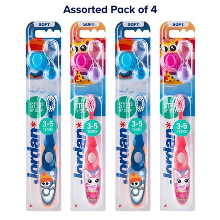 Bàn chải Jordan kèm đồng hồ cát cho bé 3-5 tuổi