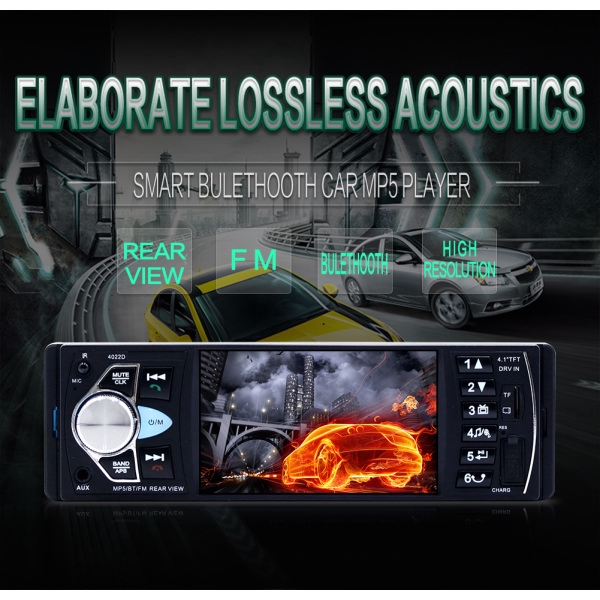Đầu MP5 màn hình 4.1inch đa chức năng cho xe ô tô