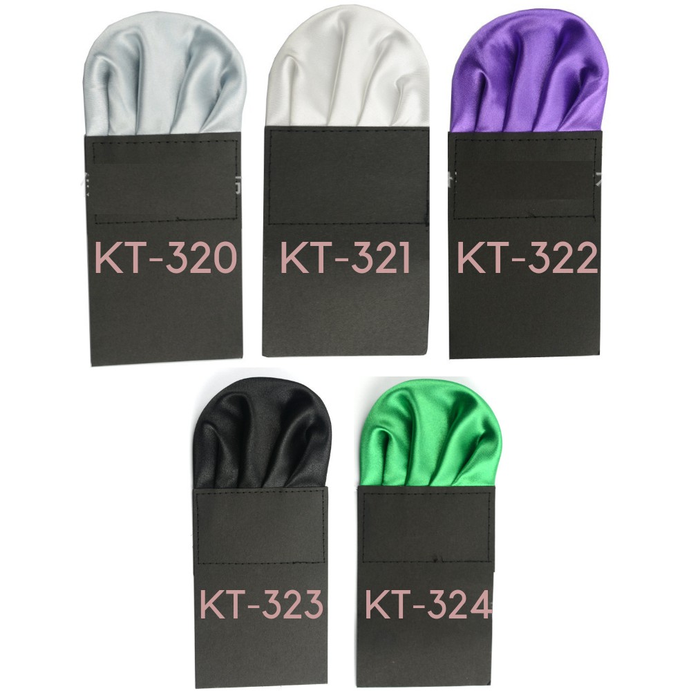 Khăn cài túi áo Vest Nam được may tạo kiểu cố định hình cầu {Phụ Kiện Áo Vest Nam - AdamZone}