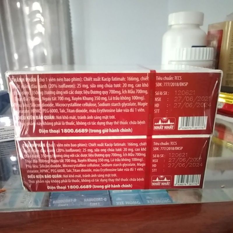 TỐ NỮ NHẤT NHẤT hộp 30 viên date mới nhất bổ sung nội tiết tố tự nhiên, đẹp da mượt tóc