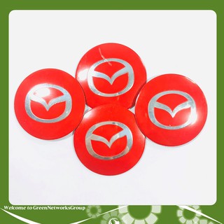 Logo chụp mâm xe hơi (bộ 4 cái) Greennetworks