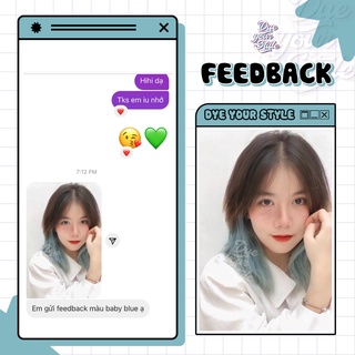 (TẶNG TẨY) THUỐC NHUỘM BLUE BABY